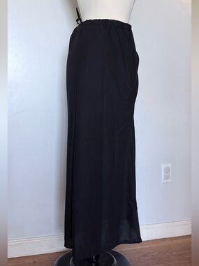 Black Women's Maxi Skirt/ Saree underskirt
